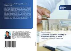 Accounts and Audit Ministry of Corporate Affairs in India的封面