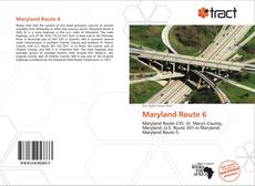 Bookcover of Maryland Route 6