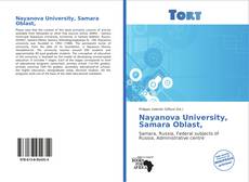 Capa do livro de Nayanova University, Samara Oblast, 