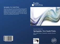 Buchcover von Springdale, New South Wales