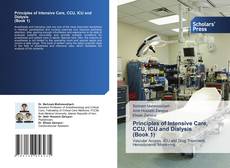 Principles of Intensive Care, CCU, ICU and Dialysis (Book 1) kitap kapağı