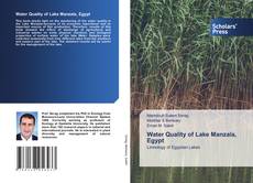 Copertina di Water Quality of Lake Manzala, Egypt