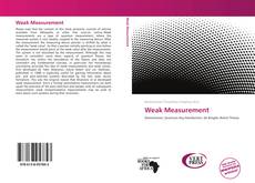 Borítókép a  Weak Measurement - hoz