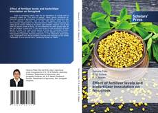 Обложка Effect of fertilizer levels and biofertilizer inoculation on fenugreek