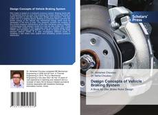 Design Concepts of Vehicle Braking System kitap kapağı