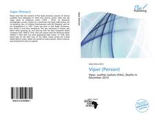 Couverture de Viper (Person)