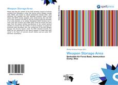 Buchcover von Weapon Storage Area