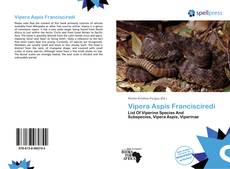 Vipera Aspis Francisciredi kitap kapağı