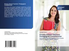 Copertina di Primary School Teachers’ Pedagogical Competencies