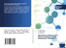 Occurrence & Removal of Pharmaceuticals during Wastewater Treatment kitap kapağı