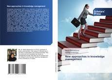 Copertina di New approaches in knowledge management