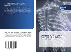 HAND BOOK OF CLINICAL RADIATION ONCOLOGY的封面