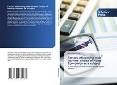 Copertina di Factors influencing male learners’ choice of Home Economics as a subject