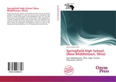 Capa do livro de Springfield High School (New Middletown, Ohio) 