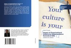 Copertina di Impact of Organizational Culture on Implementation Success of AIS