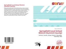 Springfield Local School District (Summit County)的封面