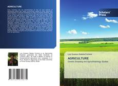 AGRICULTURE kitap kapağı