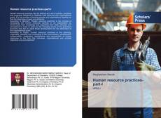 Обложка Human resource practices-part-I