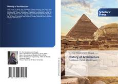 Обложка History of Architecture
