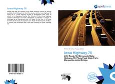 Bookcover of Iowa Highway 76