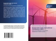 Sustainable India International Conference (SIIC) - I kitap kapağı