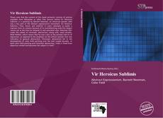 Portada del libro de Vir Heroicus Sublimis