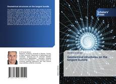 Buchcover von Geometrical structures on the tangent bundle