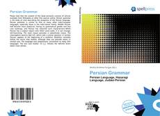 Buchcover von Persian Grammar