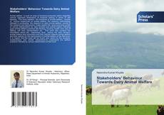 Stakeholders’ Behaviour Towards Dairy Animal Welfare kitap kapağı