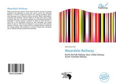 Portada del libro de Weardale Railway