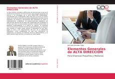 Portada del libro de Elementos Generales de ALTA DIRECCIÓN