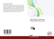 Couverture de Persistence Of Time