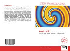 Capa do livro de Anya Lahiri 