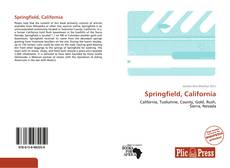 Capa do livro de Springfield, California 