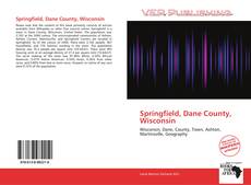 Capa do livro de Springfield, Dane County, Wisconsin 