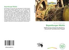 Portada del libro de Beyenburger Mühle