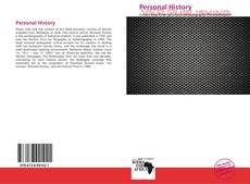 Capa do livro de Personal History 