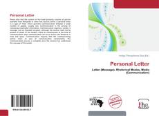 Personal Letter kitap kapağı