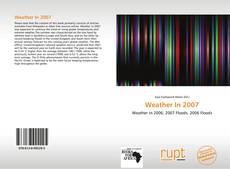 Capa do livro de Weather In 2007 