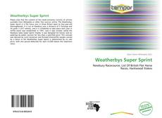 Portada del libro de Weatherbys Super Sprint