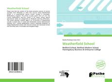 Bookcover of Weatherfield School