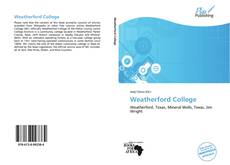 Bookcover of Weatherford College