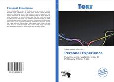 Capa do livro de Personal Experience 