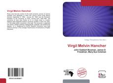 Capa do livro de Virgil Melvin Hancher 