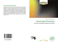 Portada del libro de Personopsis Purpurata