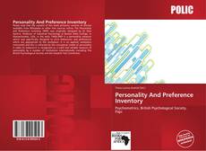 Bookcover of Personality And Preference Inventory