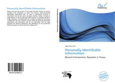 Bookcover of Personally Identifiable Information