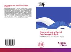 Copertina di Personality And Social Psychology Bulletin