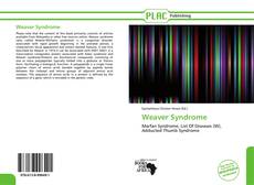 Copertina di Weaver Syndrome