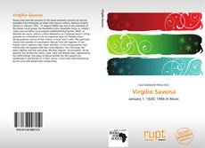 Capa do livro de Virgilio Savona 